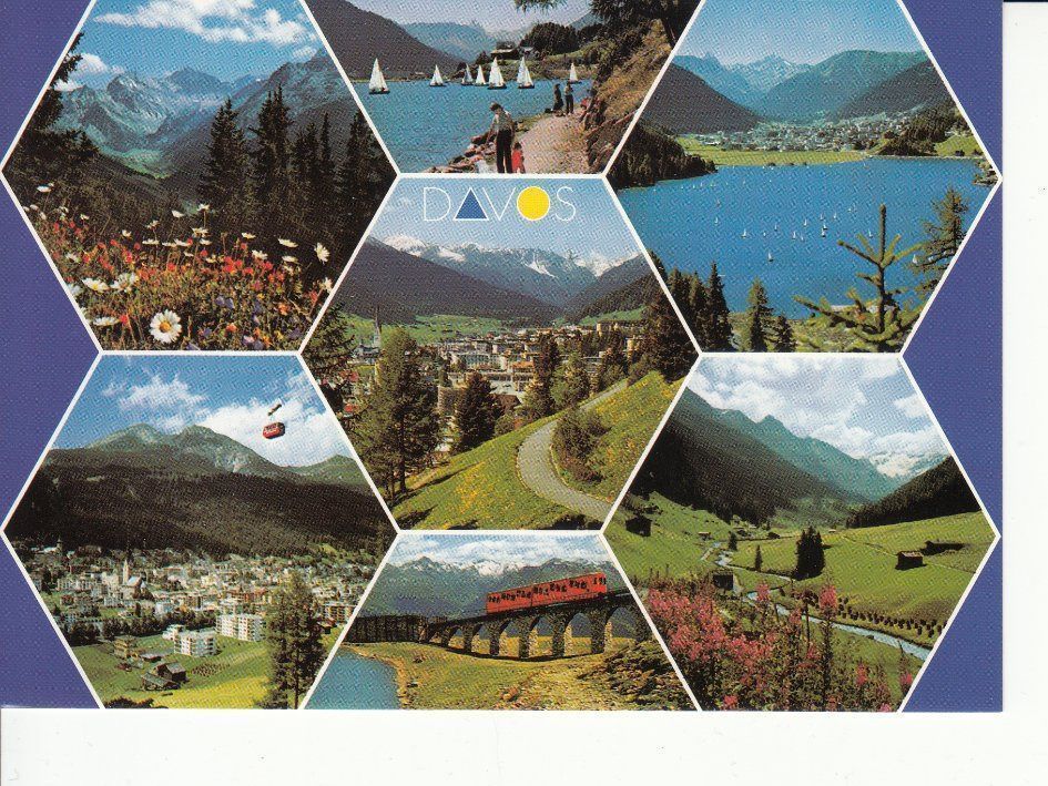 Cartoline postali: Davos 15 um 1995 – Usato da Bürglen TG venduto da StampGraf