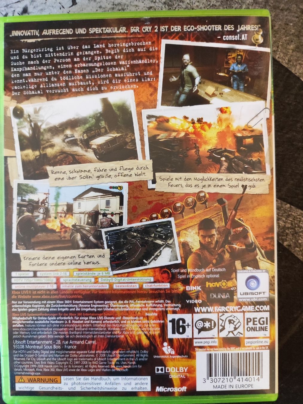 Giochi: FarCry 2 Xbox 360 – Usato da Wittnau venduto da Devilkiss 1
