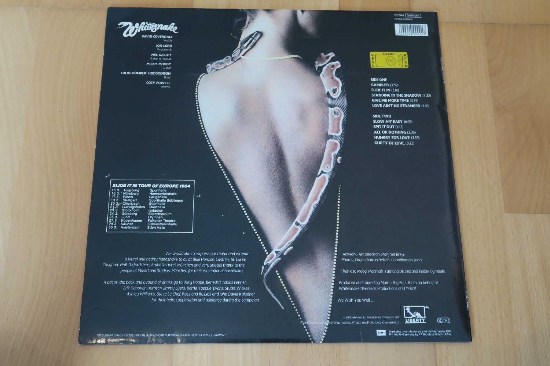 Dischi in vinile: Whitesnake – Slide It In – Usato da Thun venduto da Karibu70 1