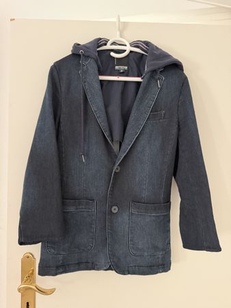 Blazer Smog bleu taille M avec capuche neuf