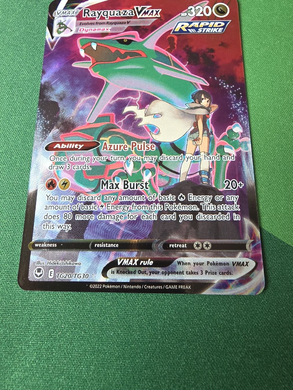 Pokémon Carte collezionabili: Pokemon Rayquaza VMAX Silver Tempest TG20/TG30 Englisch – Usato da Gossau SG venduto da worklifebalance 2