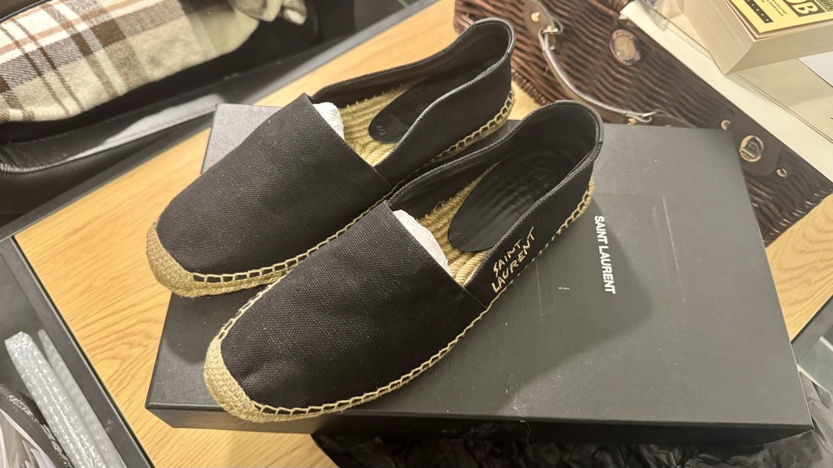Saint Laurent Scarpe da uomo: Saint Laurent Black Canvas Espadrilles - 44 1/2 – Usato da Brugg AG venduto da GiovanniVercetti 6