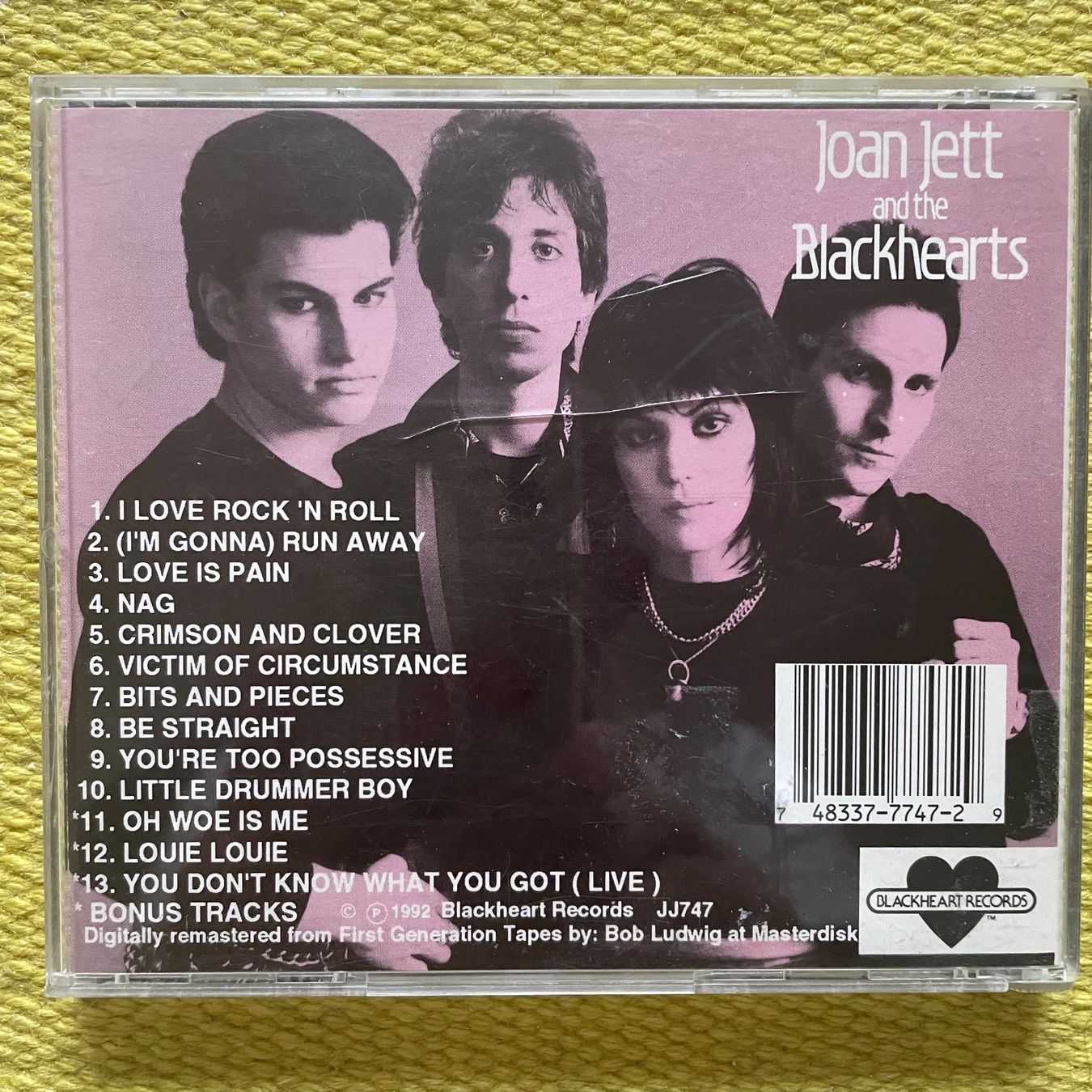 CDs: JOAN JETT-I LOVE ROCK N‘ROLL – Gebraucht aus Rorschacherberg von  1