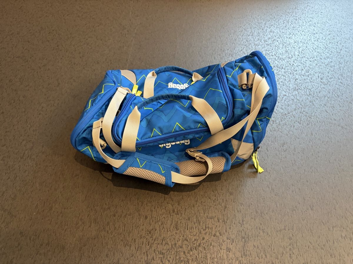Ergobag Borse & Zaini: Ergobag Sporttasche blau neongelb – Usato da Schongau venduto da adi1376 3