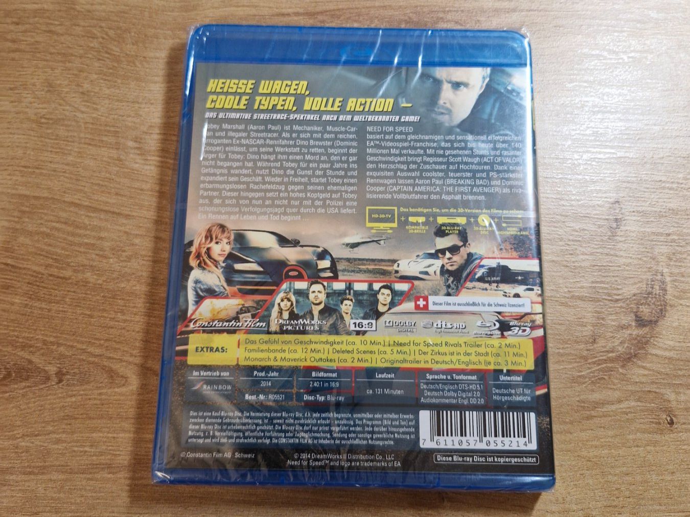 Tutti i DVDs: Need for Speed 3D (2014) NEU OVP RAR Bluray – Nuovo e nell'imballaggio originale da Pfungen venduto da Whitie 1