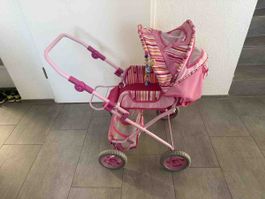 Kinderwagen rosa Puppe