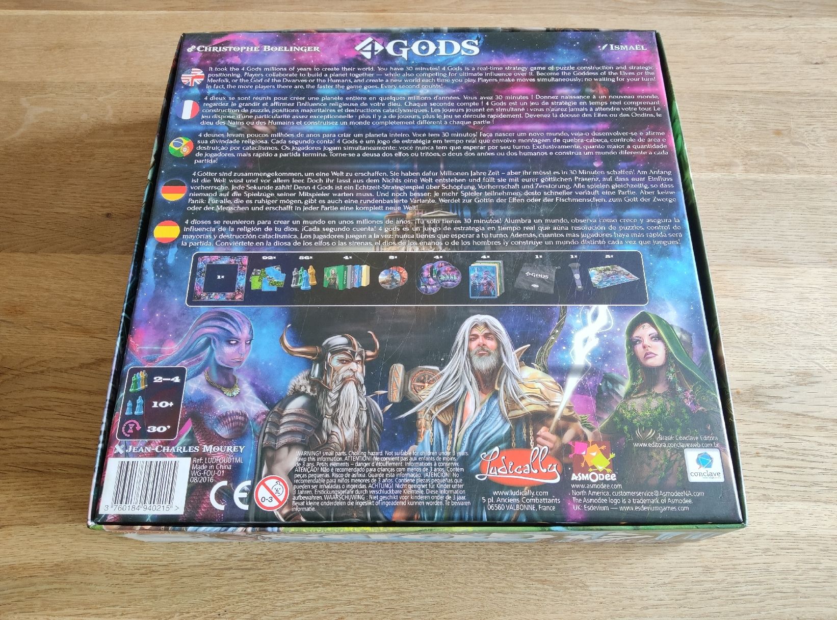 Giochi: 4 Gods - Brettspiel - Asmodee – Usato da Zofingen venduto da Justice79 3
