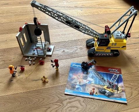 PLAYMOBIL® 70442 Seilbagger mit Bauteil (Gebraucht) in Glarus für CHF ...