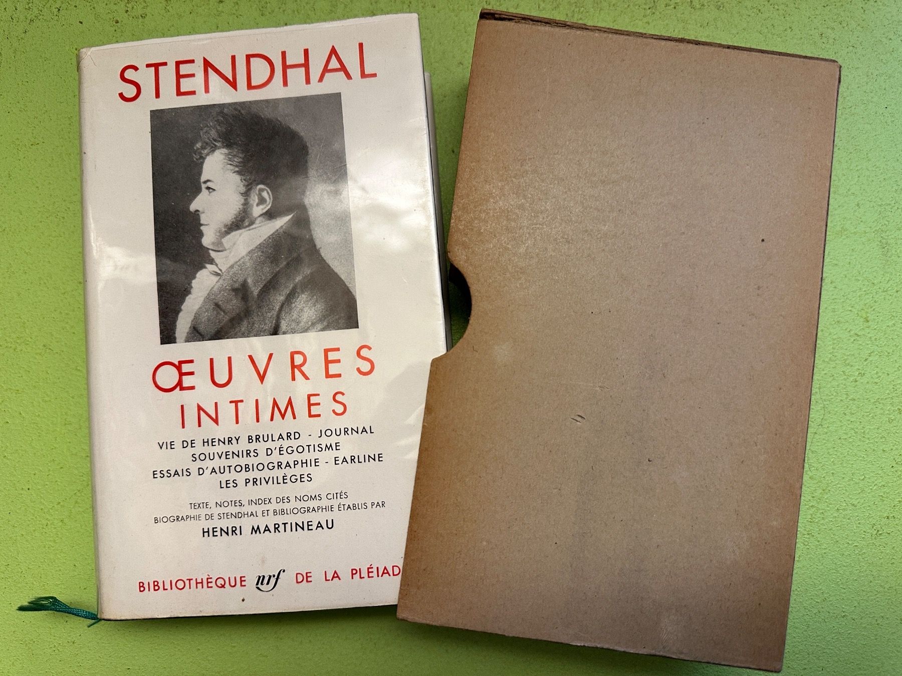 Libri: Stendhal: Oeuvres intimes. – Usato da Zürich venduto da allp