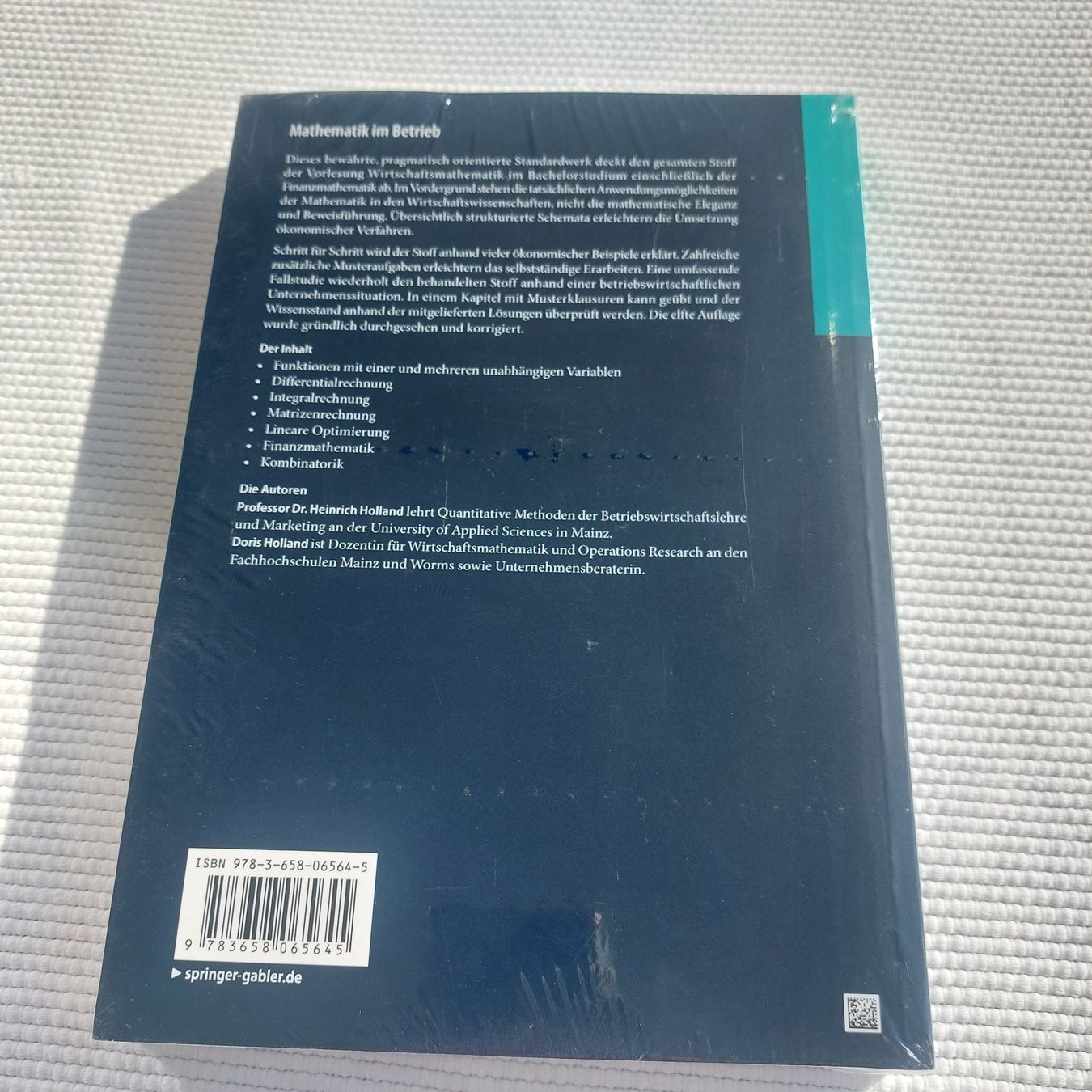 Bücher: Mathematik im Betrieb Original Verpackt – Neu und originalverpackt aus Zürich von wilden 1