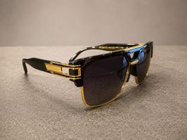 SheenKelly Sonnenbrille Schwarz/Gold – wie neu