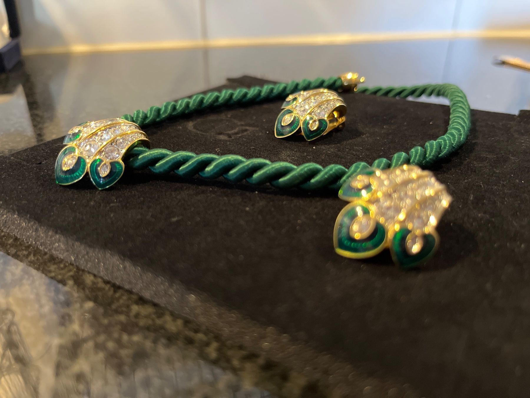 Altri gioielli: Vintage Halskette + Clips einmalig, wunderschön, Topzustand – Nuovo (secondo la descrizione) da Basel venduto da ivoli 3