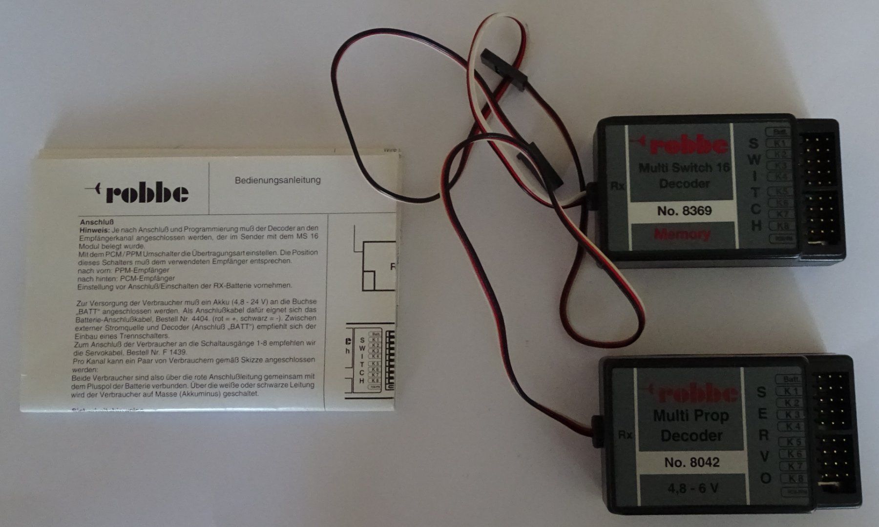 Robbe RC Modellbau: Fernsteuerung Zubehör robbe Multi Decoder – Neu (gemäss Beschreibung) aus Melchnau von Lhofer