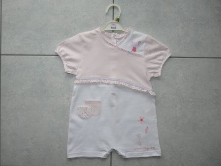Anzug salopette été body Sucre d'Orge 80