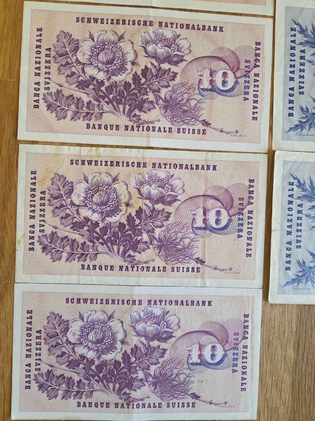 Banknoten: Schweizer Banknoten 10 und 20 Franken Konvolut.. – Gebraucht aus Stans von Ducati16 1