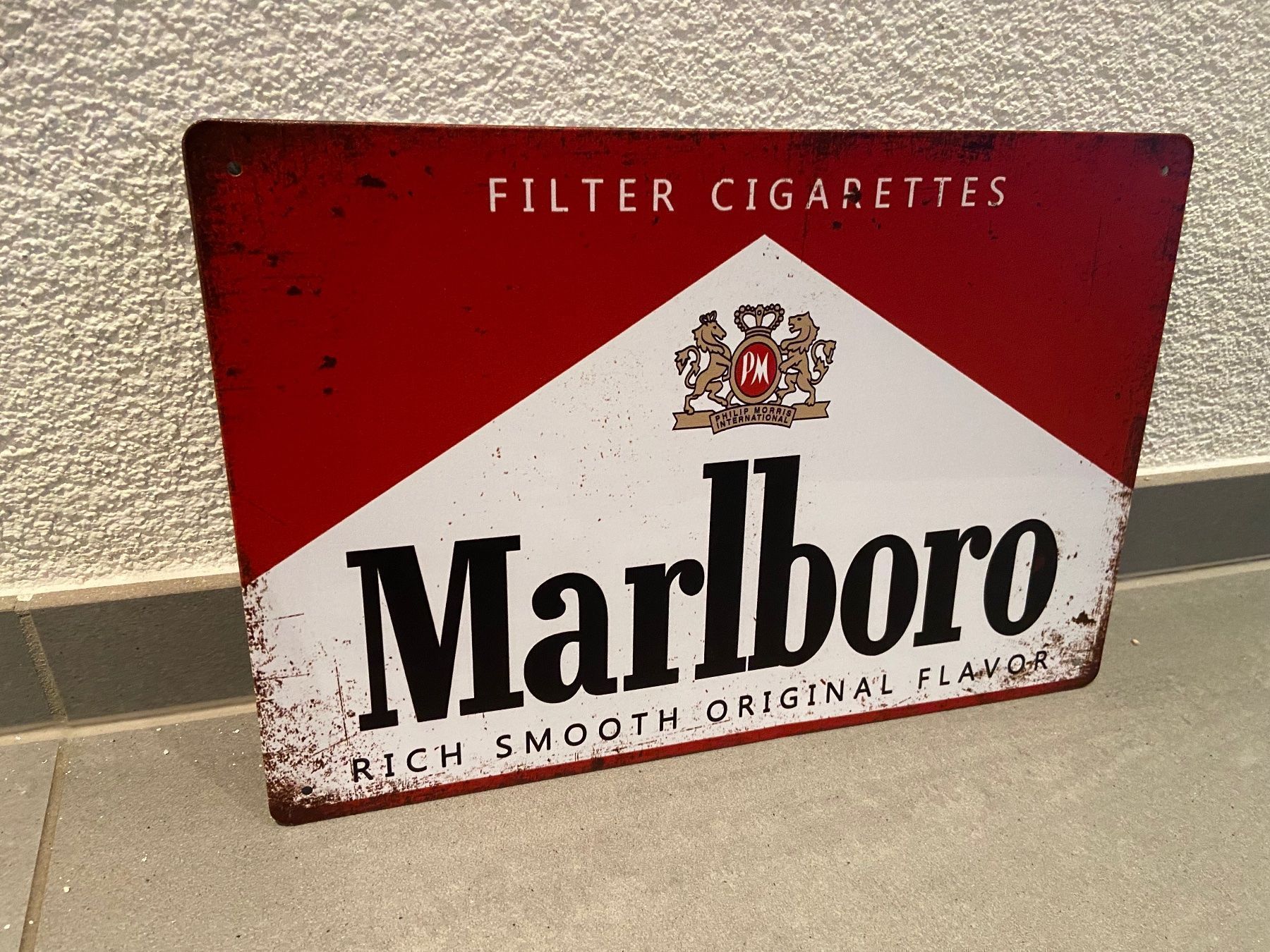 Insegne: METALL SCHILD MARLBORO  NEU EINGETROFFEN! – Nuovo e nell'imballaggio originale da Seon venduto da Aaargauer01 2