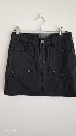 Zadig&Voltaire JIVRON Noir T.34, mini-jupe d'été sympa neuve