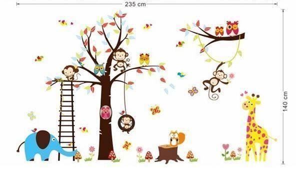 Sticker: Stickers XXL arbre, singe 235 x 140cm – Nuovo e nell'imballaggio originale da Gurmels venduto da Swisspod 1