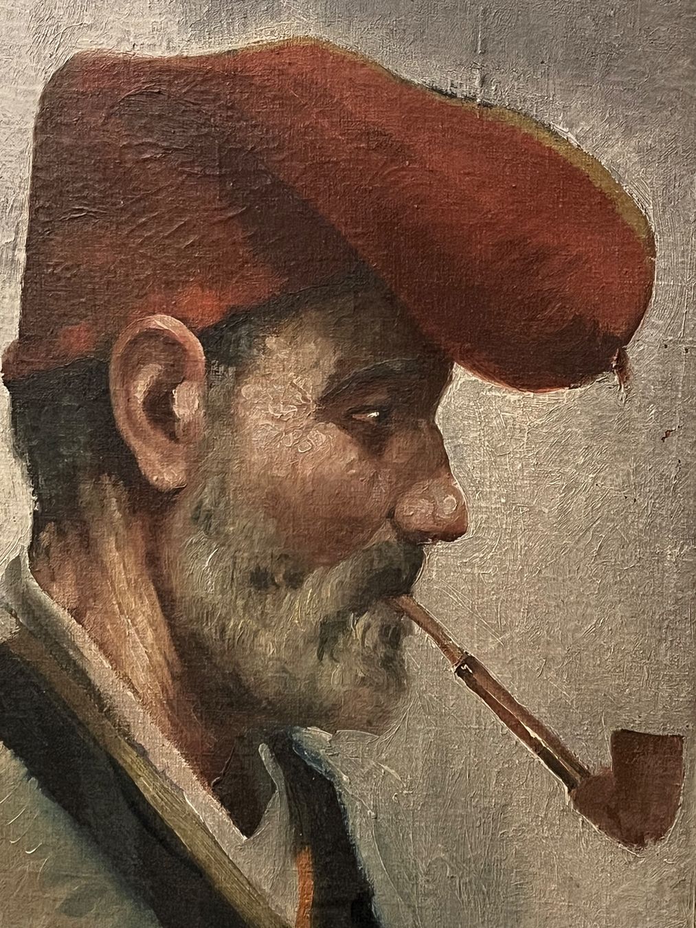 Gemälde: Alte Porträt ein Mann Original Gemälde – Gebraucht aus Basel von PAUL_ART 3