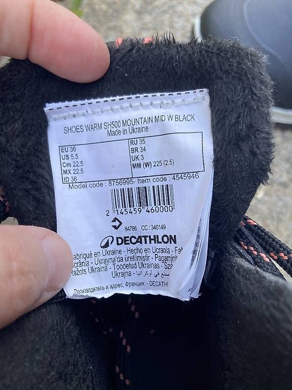 Decathlon Scarpe da uomo: QUECHUA Wanderschuhe warm wasserdicht - Grösse 36 – Usato da Oekingen venduto da Thecrow78 3