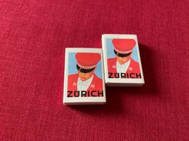 2 Streichholzschachteln Hotel Schweizerhof Zürich gebraucht