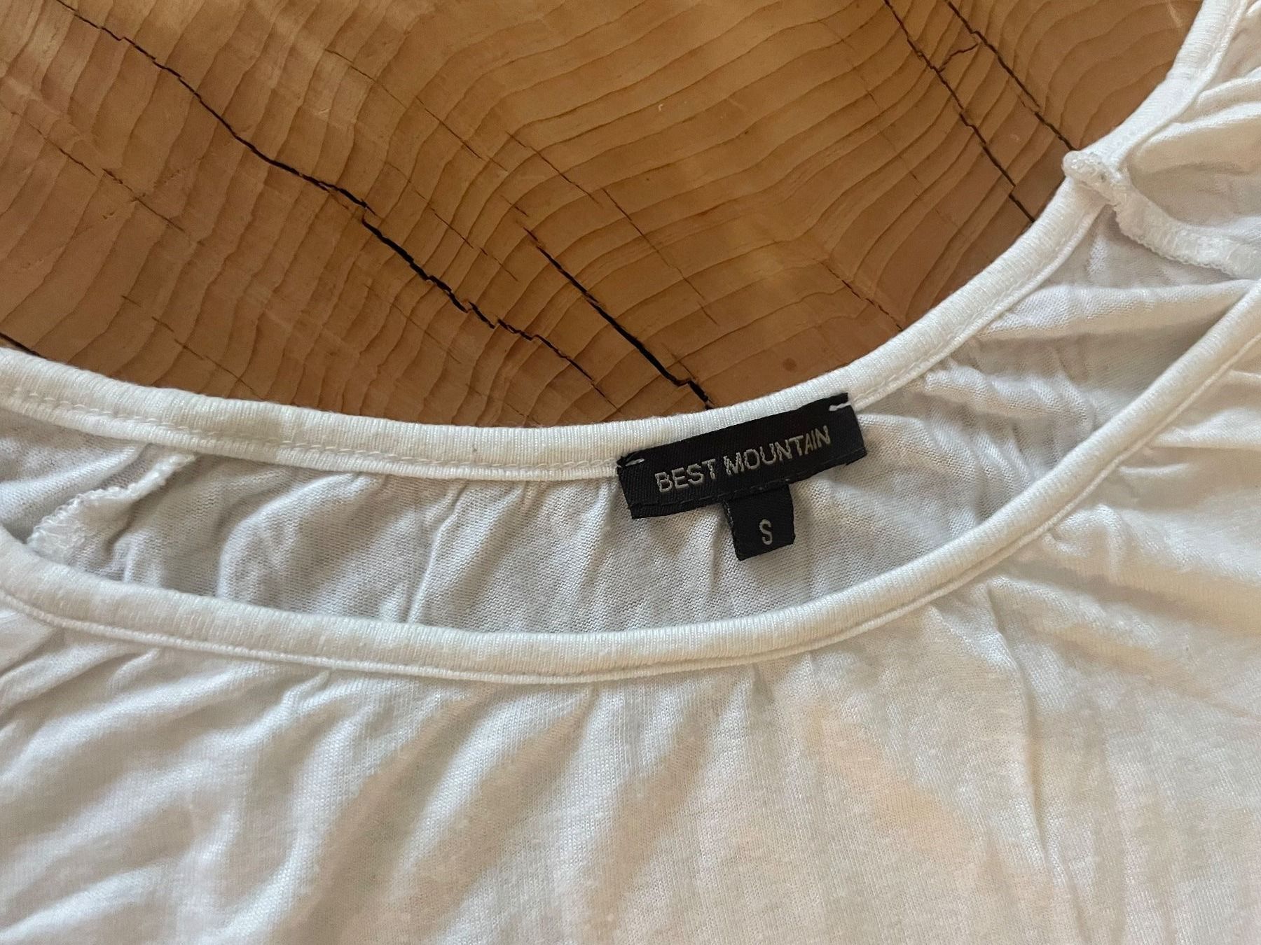 Top: weite weisse Bluse Gr S / Blouse blanche ample – Nuovo (secondo la descrizione) da Zürich venduto da AnnaSa 4