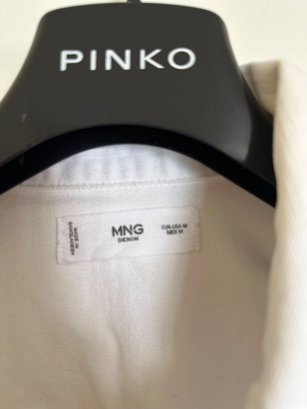 Mango Giacche: Veste jean blanc Mango M – Usato da Sion venduto da indisherkane 1