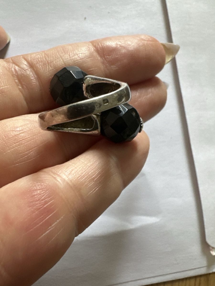 Anelli: Bague en argent avec Pierre, taille 56 – Usato da Montreux venduto da Pipo7878 2