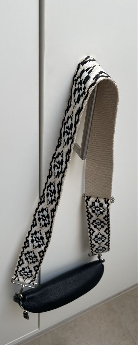 Borse da donna: Gürteltasche schwarz Lederimitat mit Stoffgurt – Nuovo (secondo la descrizione) da Bronschhofen venduto da Sommernacht03 1