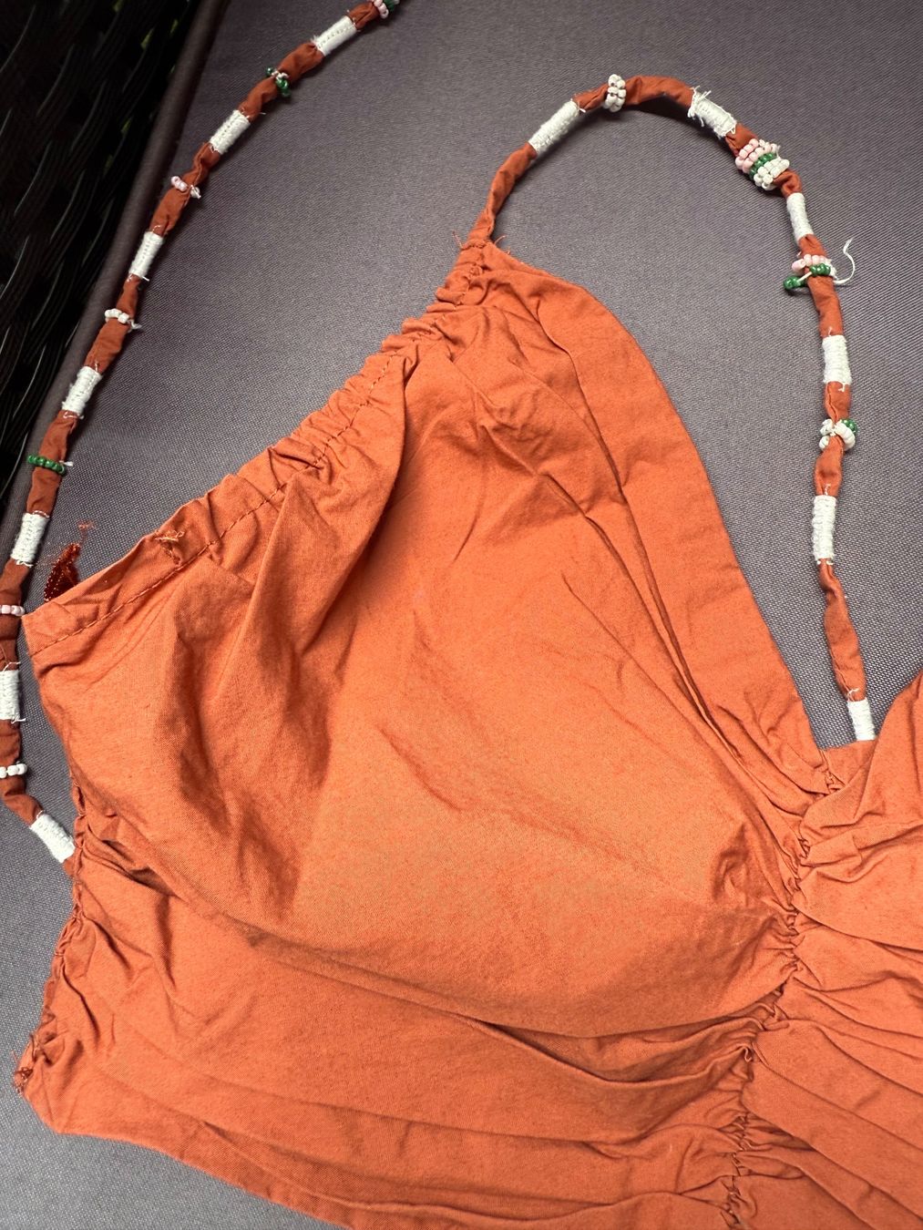 Zara Top: Zara Top, Orange, XS, mit Perlen – Usato da Riehen venduto da edu_92w7 4