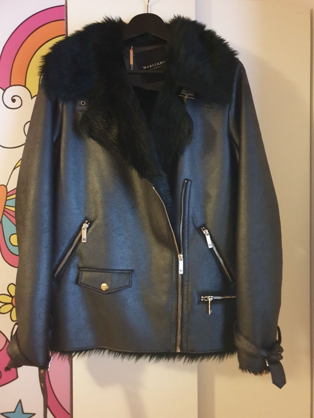 Guess Giacche: GUESS MARCIANO SHEARLING LAMMFELLJACKE – Usato da Wolhusen venduto da bryman 3