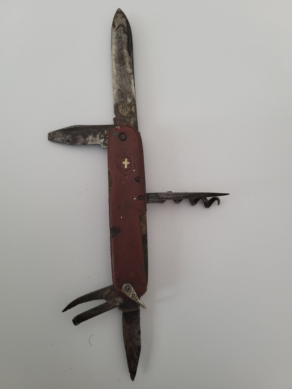 Schweizer Armee Coltelli tascabile: Taschenmesser rot mit Schweizer Kreuz  – Usato da nunningen venduto da mic_88k2 6