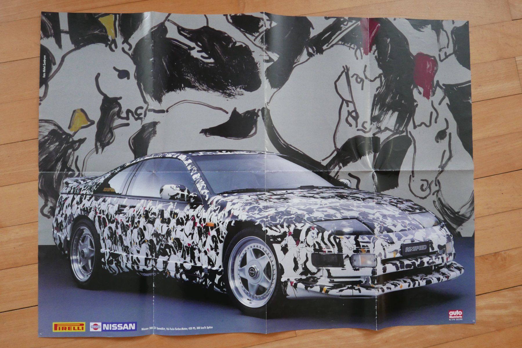 Foto & Immagini: Poster Rinspeed Nissan 1992 – Usato da Rotkreuz venduto da nigal