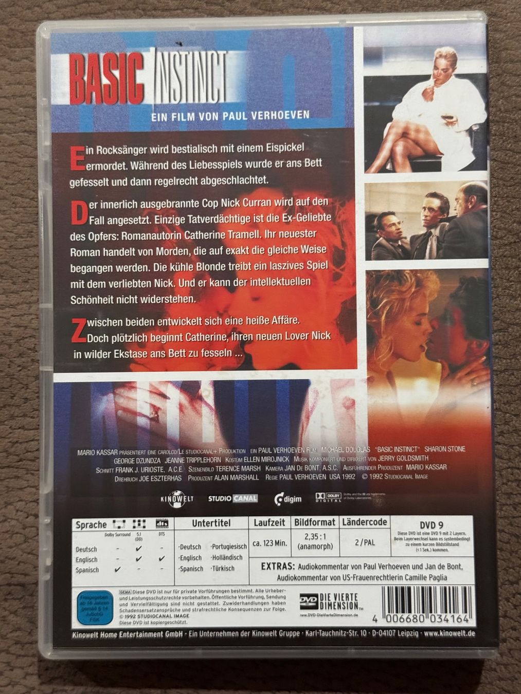 Tutti i DVDs: Basic Instinct – Usato da Dietikon venduto da MuNathy 1