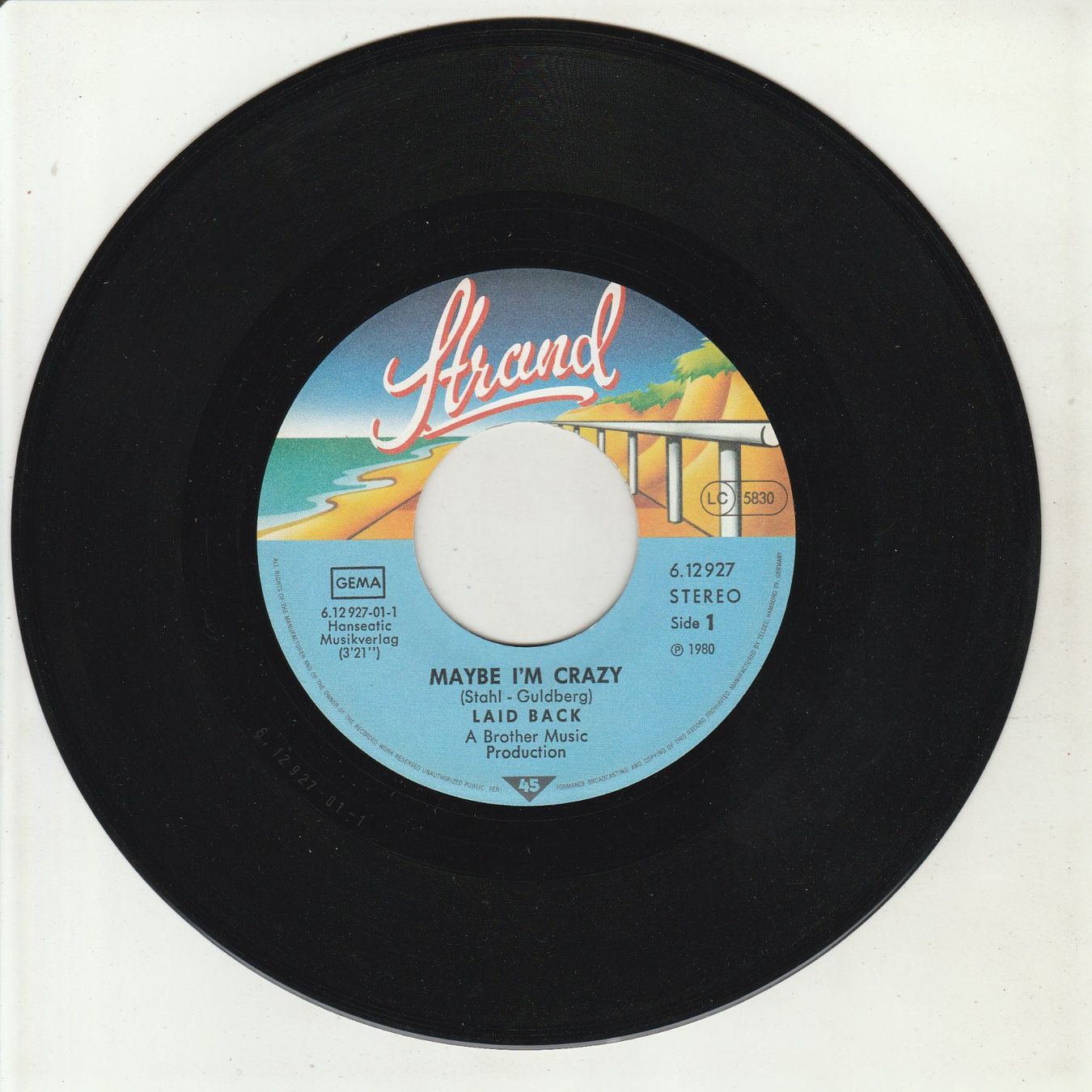 Dischi in vinile: Laid Back - Maybe I'm crazy 7" Vinyl 1980 – Usato da Tübach venduto da JamesStone 2