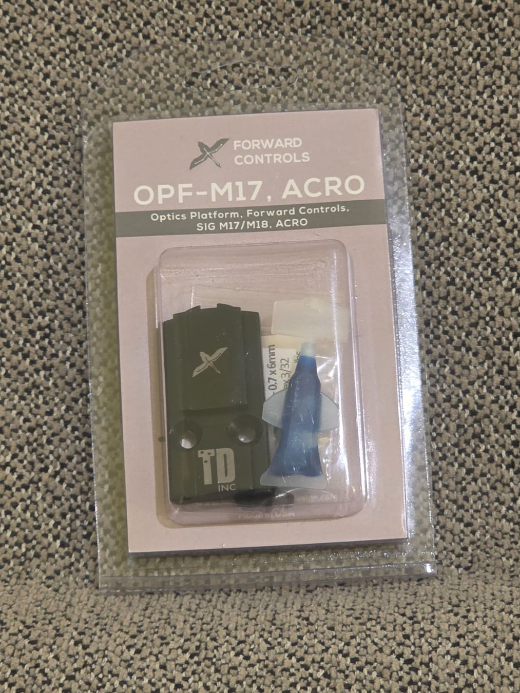 Tutti gli attrezzi: FORWARD CONTROLS P320AXG Scorpion/M17/M18 ACRO Mount – Nuovo (secondo la descrizione) da Steffisburg venduto da Davga