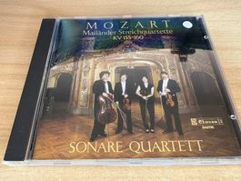 E5 Mozart, Sonare – Mailänder Streichquartette KV 155-160