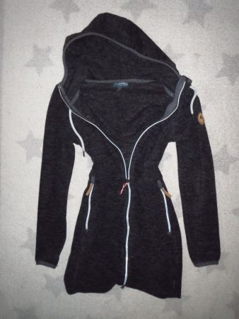 MOORHEAD Damen Long Jacke 36 m. glitzer Reissverschluss
