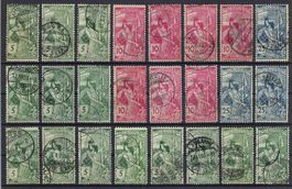 1900 U.P.U. gute und saubere Werte gest.