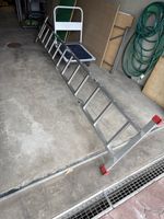 Mehrzweckleiter aus Aluminium klappbar guter Zustand