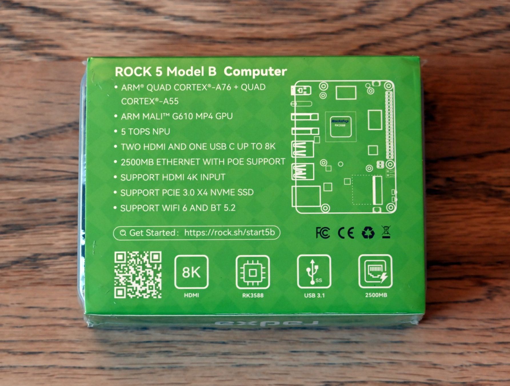 PC: RADXA Rock 5 Model B 4.0GB - RS119-D4 – Nuovo e nell'imballaggio originale da Münchenbuchsee venduto da Chaoo 1