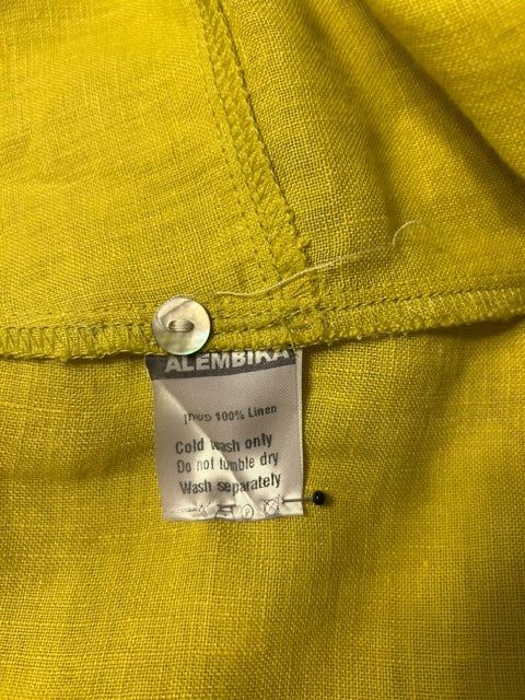 Vestiti: Leinenkleid gelb, Grösse 46 – Usato da Luzern venduto da Ruth412 5