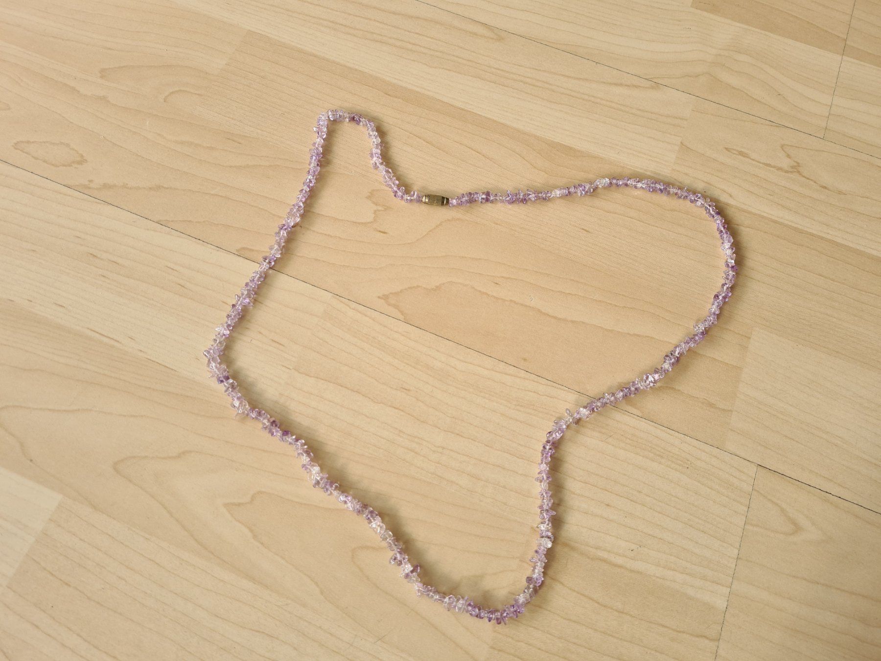 Ketten: Halskette, vermutlich Amethyst,  helllila, vintage – Gebraucht aus Suhr von andreas_2008 1