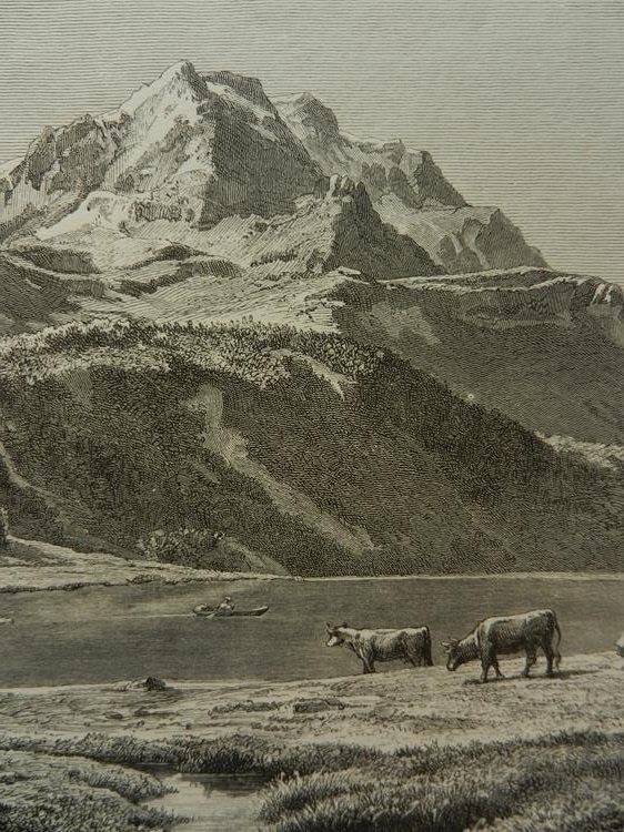 Gravures: Piz Corvatsch Silvaplana – D'occasion à Risch par Rischli15 5