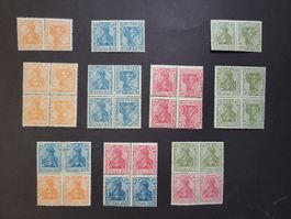 1920, Deutsches Reich  -  Kehrdrucke