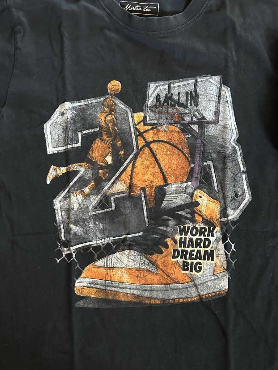 T-Shirts: T-shirt nera con stampa, size L, MR.TEE – Neu (gemäss Beschreibung) aus Losone von Gioelenalli_ 3