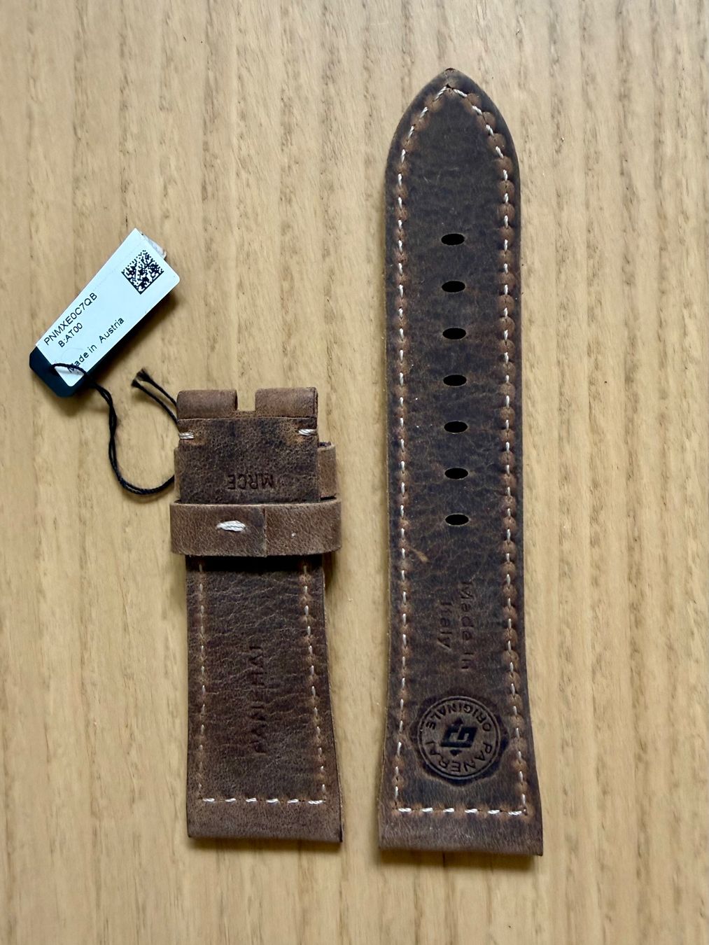 Panerai Armbänder & -reifen: Panerai OEM brown leather strap - NEW with tag – Neu (gemäss Beschreibung) aus Rivaz von yoda2005 1