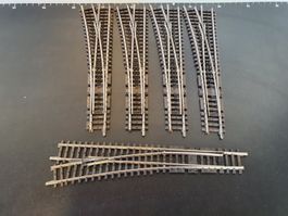 MÄRKLIN: LOT SCHLANKE LINKSWEICHEN