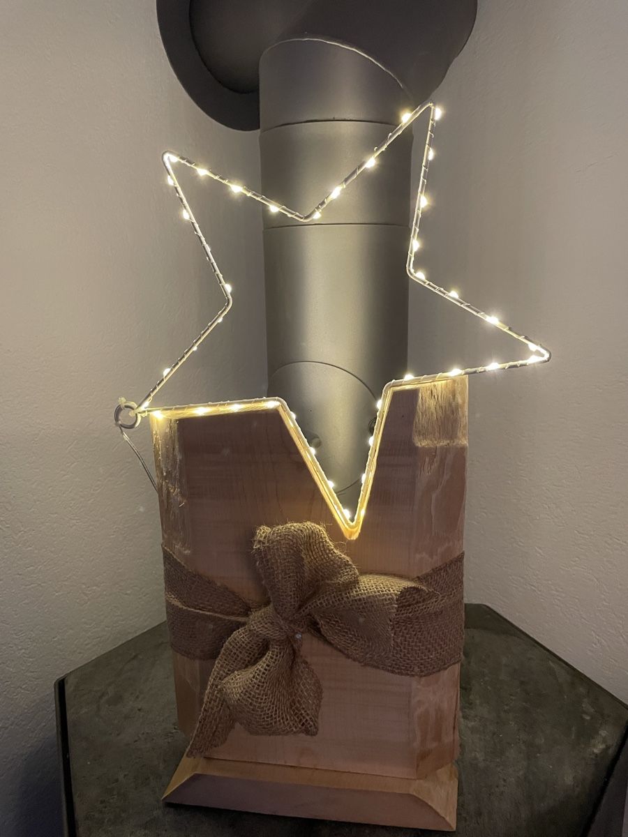 Tutte le decorazioni: Holzstern mit Lichterkette DIY – Nuovo (secondo la descrizione) da Kottwil venduto da Mario_19