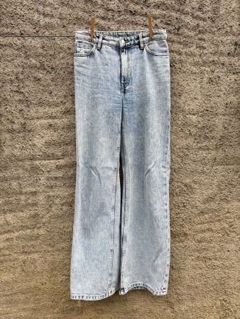 Baggy Jeans Y2K grössenverstellbar stonewash // Gerade Jeans